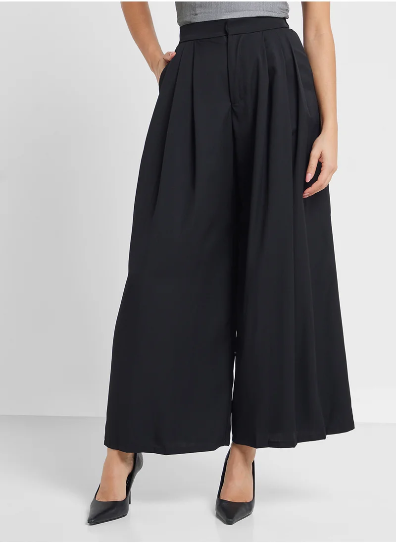 ELLA High Waist Wide Leg Trouser