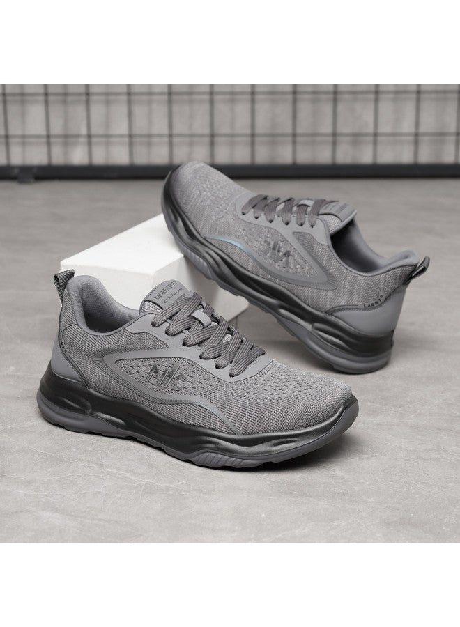 Old Man'S Head Men's Shoes - Spring/autumn Casual Sneakers, Thick Sole Comfort Running Shoes, Lightweight Breathable Mesh Walking Shoes For Outdoor Activities - Image 2