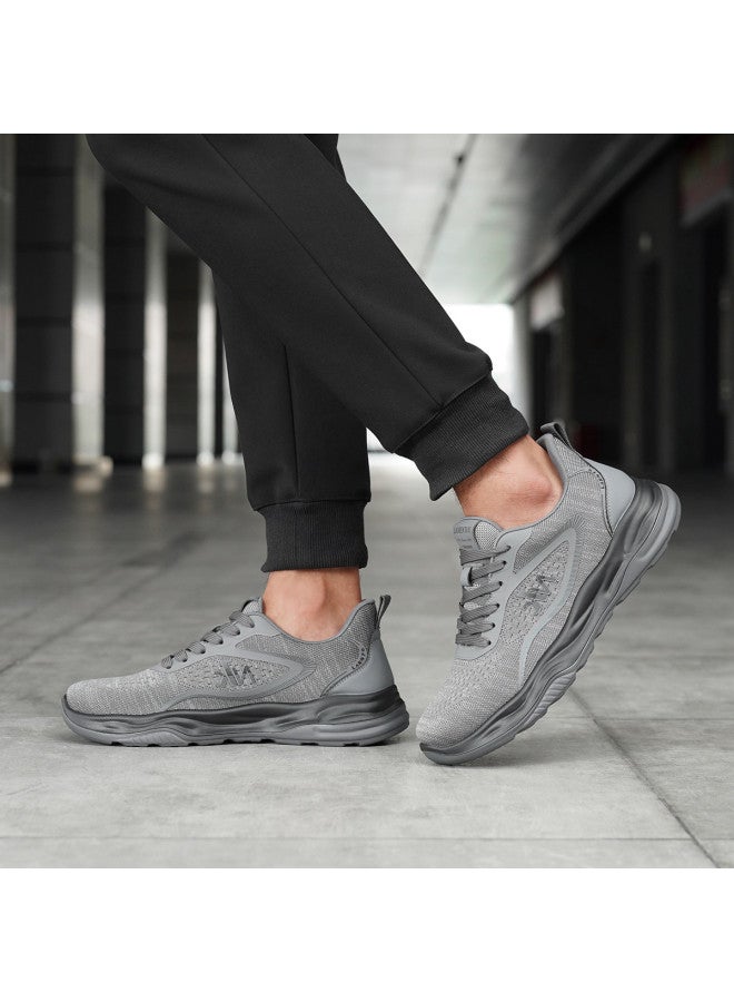 Old Man'S Head Men's Shoes - Spring/autumn Casual Sneakers, Thick Sole Comfort Running Shoes, Lightweight Breathable Mesh Walking Shoes For Outdoor Activities - Image 4