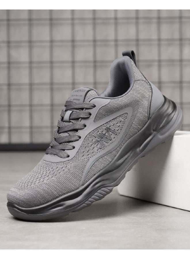Old Man'S Head Men's Shoes - Spring/autumn Casual Sneakers, Thick Sole Comfort Running Shoes, Lightweight Breathable Mesh Walking Shoes For Outdoor Activities - Image 1