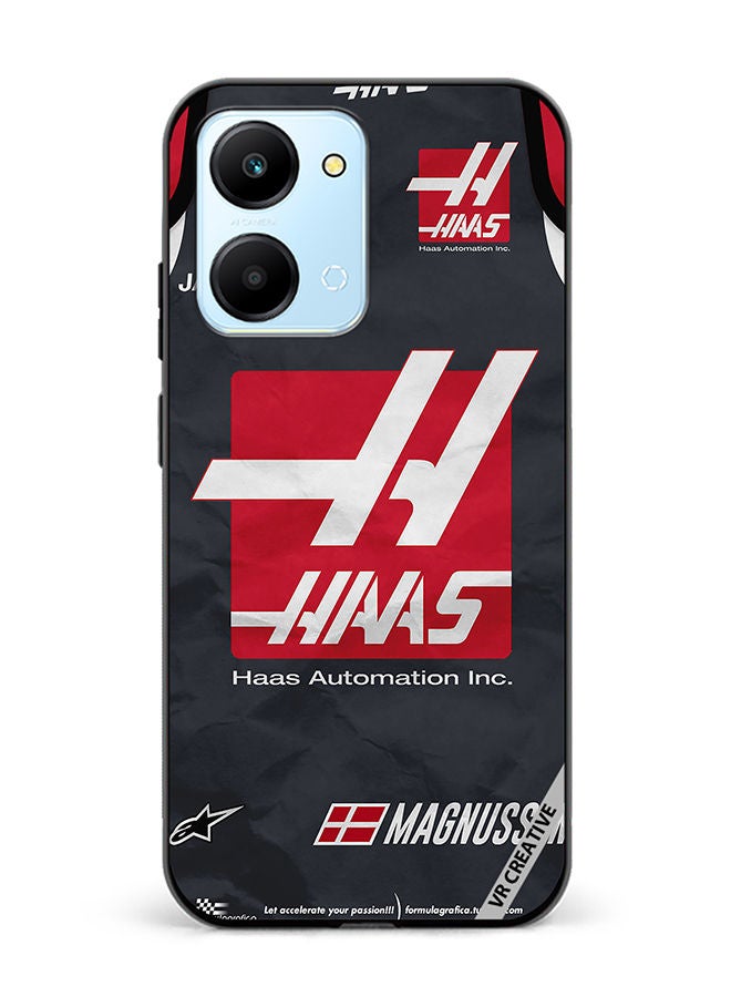 VR CREATIVE Protective Case Cover For Honor Play7T Haas Logo Formula 1 Design Multicolour - Image 1
