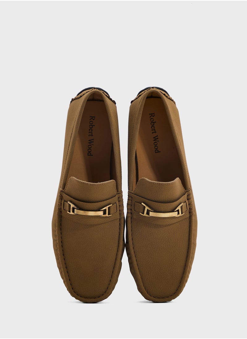 Robert Wood Casual Nubuck Loafers  - Image 4