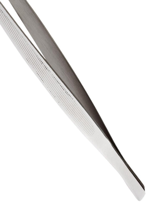 Mercer Culinary 18-8 Stainless Steel Chef Plating Tongs, Curved Tip, 9-3/8 Inch - Image 2