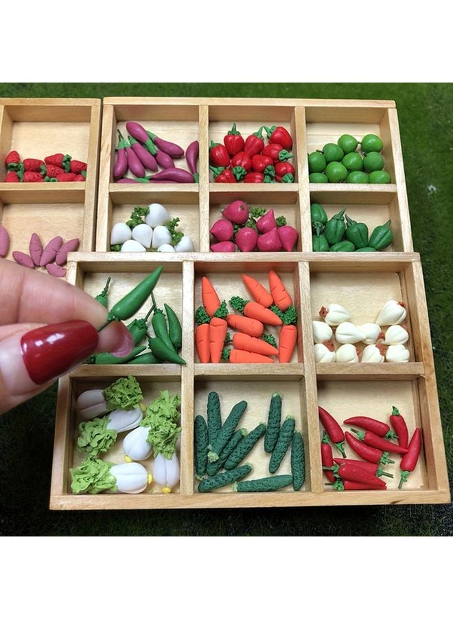 10Pcs Miniature Polymer Clay Vegetables Fruits Sweet Potato Dollhouse Accessories - Image 2