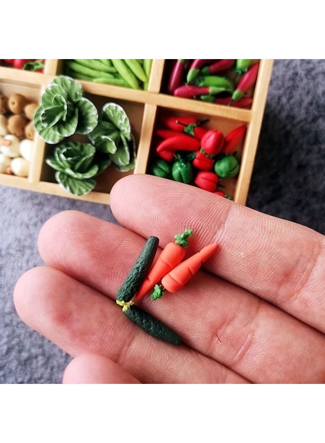 10Pcs Miniature Polymer Clay Vegetables Fruits Sweet Potato Dollhouse Accessories - Image 4