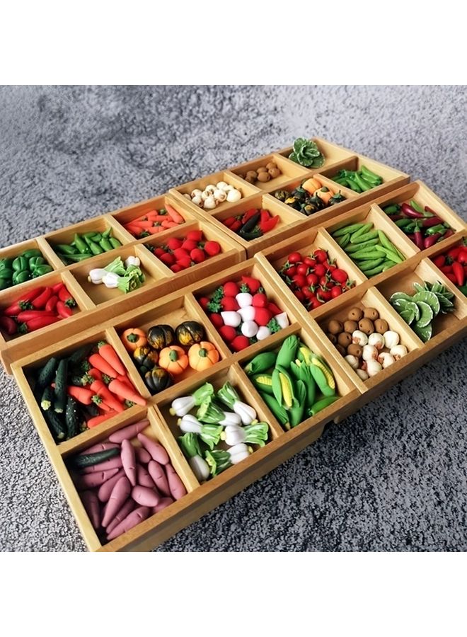 10Pcs Miniature Polymer Clay Vegetables Fruits Sweet Potato Dollhouse Accessories - Image 5