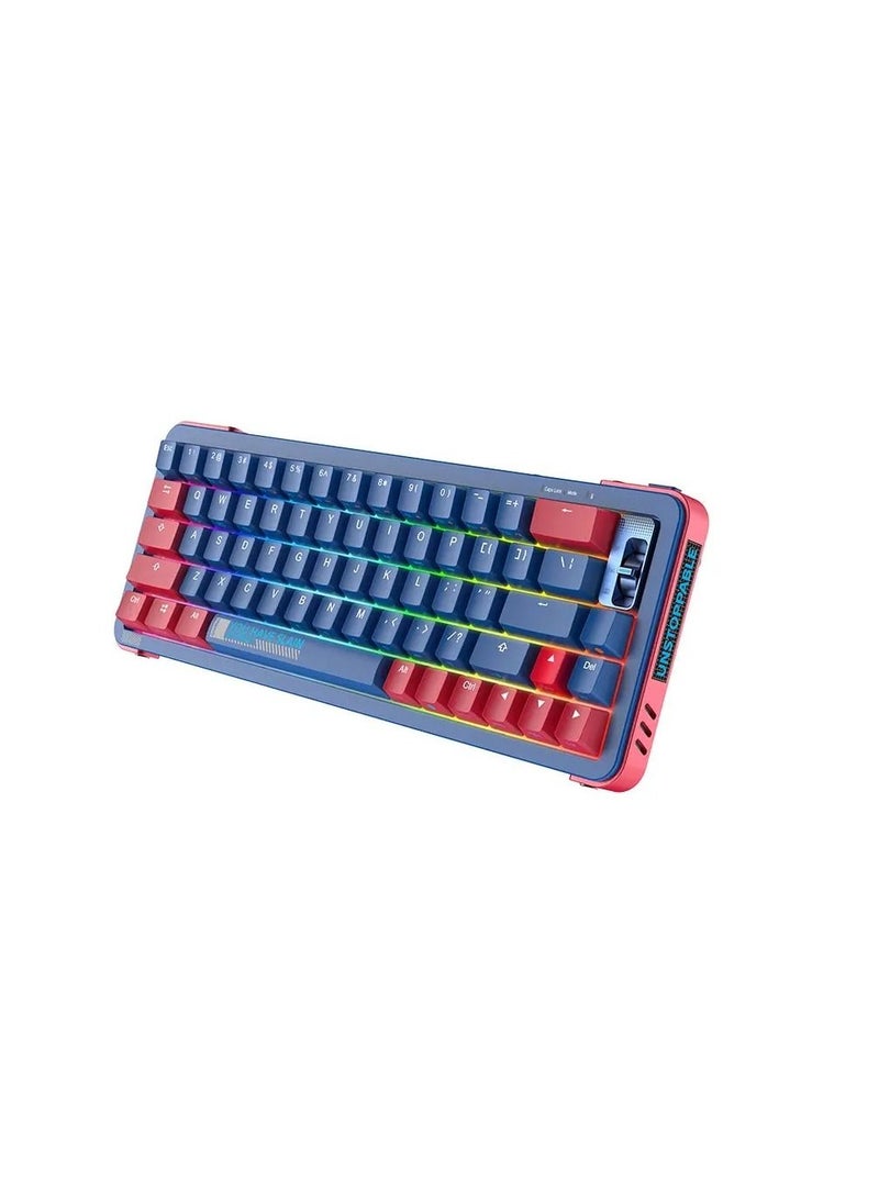 Generic - Hot Swappable Gasket Mounted Mechanical Keyboard with RGB Backlight Double Shot PBT Keycaps for Mac & Windows - Image 1