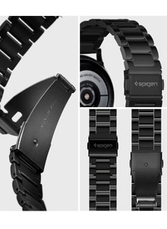 Spigen Spigen Modern Fit designed For Samsung Galaxy Watch 7 44/40mm, FE 40mm, 6/5/4 44/40mm, Classic 6 47/43mm, 5 Pro 45mm, 4 Classic 46/42mm, 3 41mm, Active 1&2 Band - Black  - Image 3