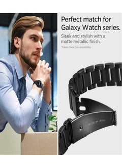 Spigen Spigen Modern Fit designed For Samsung Galaxy Watch 7 44/40mm, FE 40mm, 6/5/4 44/40mm, Classic 6 47/43mm, 5 Pro 45mm, 4 Classic 46/42mm, 3 41mm, Active 1&2 Band - Black  - Image 5