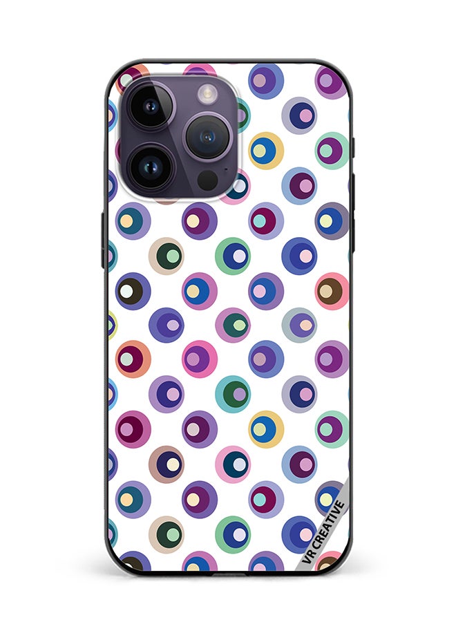VR CREATIVE Protective Case Cover For Apple iPhone 15 Pro Mix Pattern Design Multicolour - Image 1