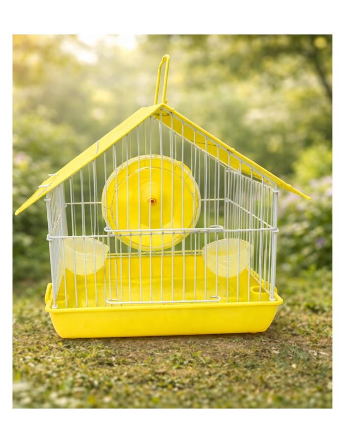 Petto Hamster & Bird Cage 22×16×19 cm | Compact Metal Pet Cage - Image 2