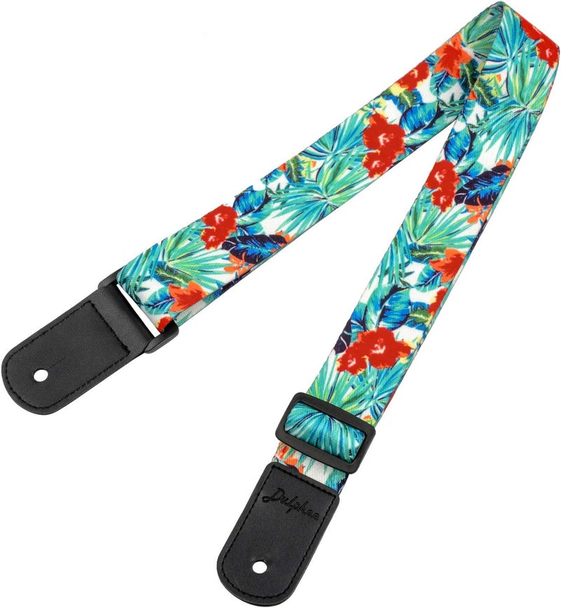 Dulphee Store Ukulele Strap Hawaiian Adjustable Uke Shoulder Strap for Soprano Concert Tenor Baritone Ukulele, Mandolin and Banjo - Image 2