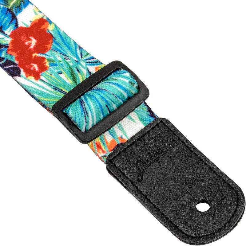 Dulphee Store Ukulele Strap Hawaiian Adjustable Uke Shoulder Strap for Soprano Concert Tenor Baritone Ukulele, Mandolin and Banjo - Image 4