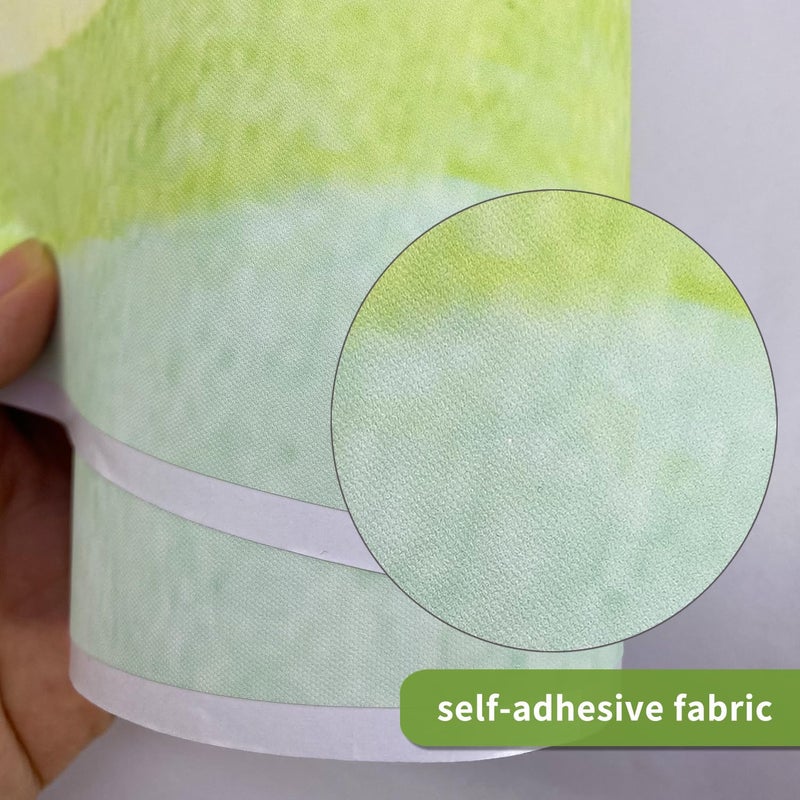 funlife Fabric Peel and Stick Large Rainbow Wall Mural Stickers, Precut Watercolor Rainbow Wall Sticker Decals for Kids Bedroom Living Room Playroom, 75.59" x 44.09" - Image 3