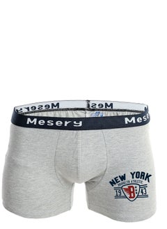 Mesery  Men Boxer Print-Grey