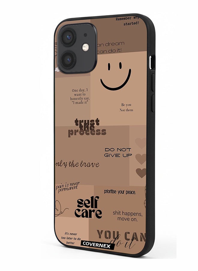 Covernex Apple iPhone 12 Protective Case Cover Printed Featuring The Mindset Journal - Image 1