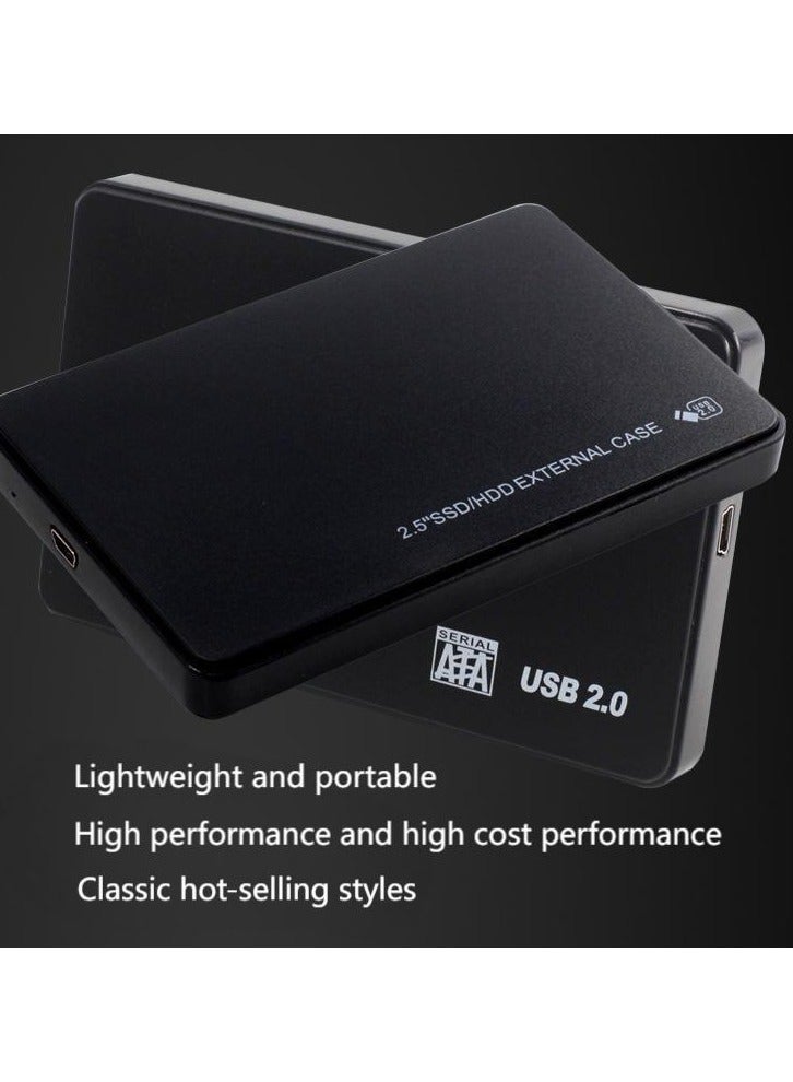 US221 HDD Enclosure 2.5 inch SATA to USB 2.0 SSD Adapter Hard Disk Drive Box External HDD Case, Support UASP Protocol - Image 3