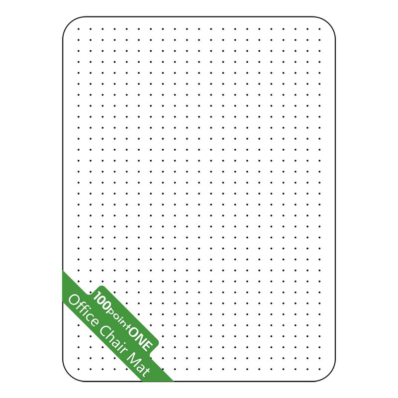 Office Chair Mat for Carpet  Clear Thick Desk Chair Mat for Carpet Plastic Floor Mats for Rolling Work and Gaming Chairs with Studs for Low Pile Flat and No Carpeted Floors