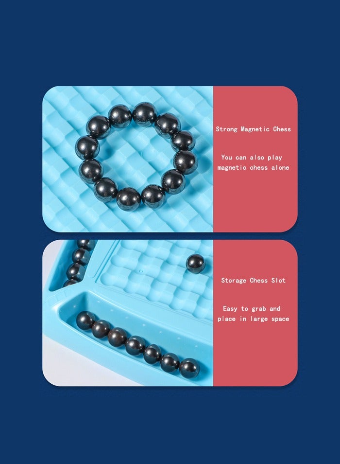 Hedonists Magnetic Game Chess – Fun Family Board Game for Kids and Adults, Includes 48 Magnet Pieces, Tabletop Game for 2-4 Players, Perfect for Game Night - Image 4