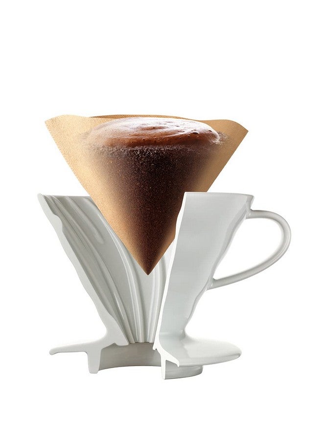 Hario مرشح قهوة هاريو V60 ورقي، حجم 02، طبيعي، 100 قطعة - Image 3