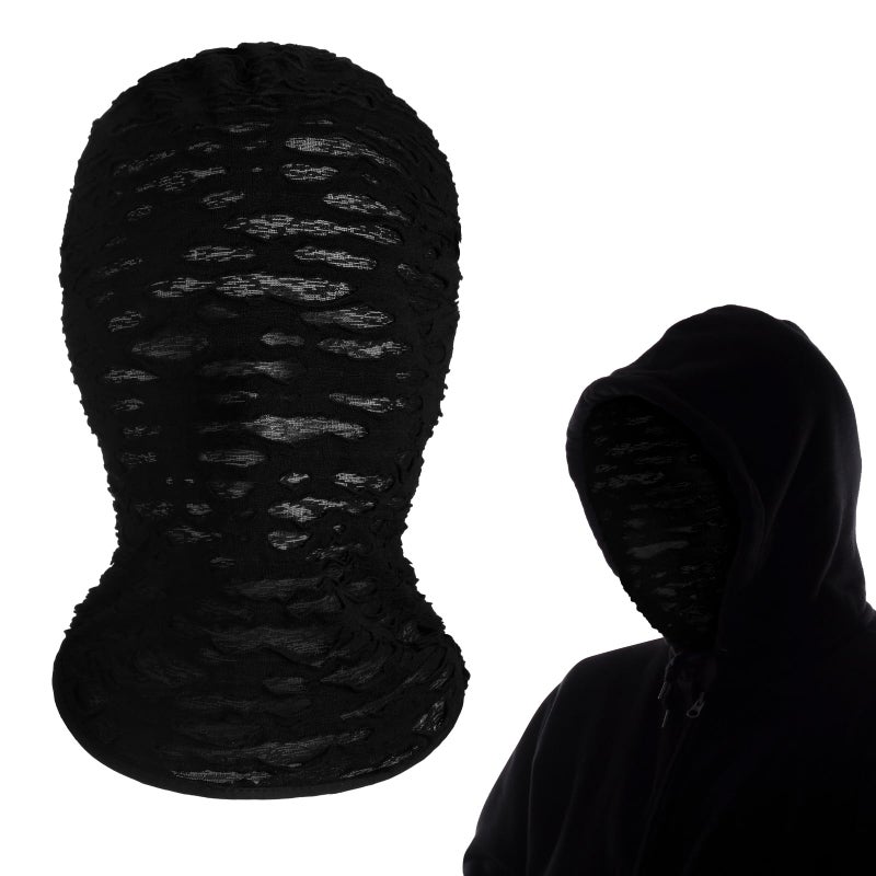 Yearntown Full Face Mask Masquerade Party Stretchy Hood Mesh Unisex Cosplay Mask with Punk Style for Adults Halloween - Image 1