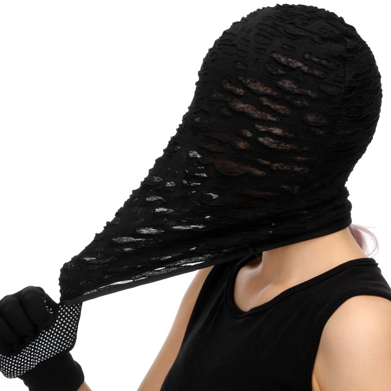 Yearntown Full Face Mask Masquerade Party Stretchy Hood Mesh Unisex Cosplay Mask with Punk Style for Adults Halloween - Image 5