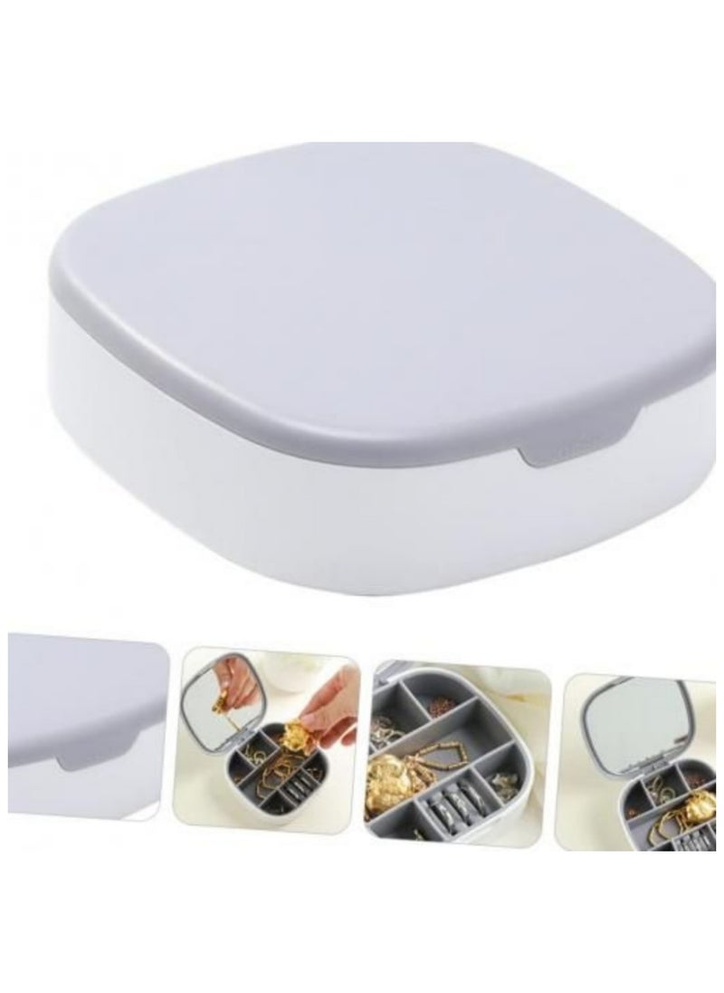 Generic - Small accessories organizer box with mirror - Image 1