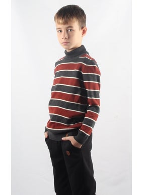 Alexander Gardi Turtleneck Kids Knitted Sweater C23-7105  - Image 4