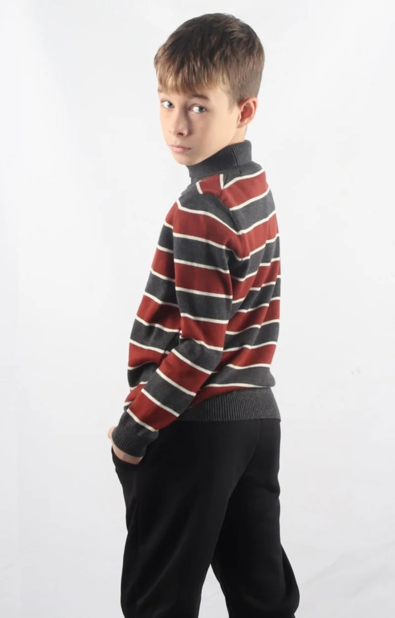 Alexander Gardi Turtleneck Kids Knitted Sweater C23-7105