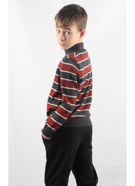 Alexander Gardi Turtleneck Kids Knitted Sweater C23-7105  - Image 5