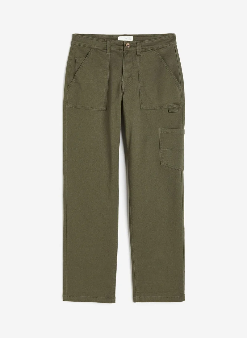 اتش اند ام Twill Cargo Trousers