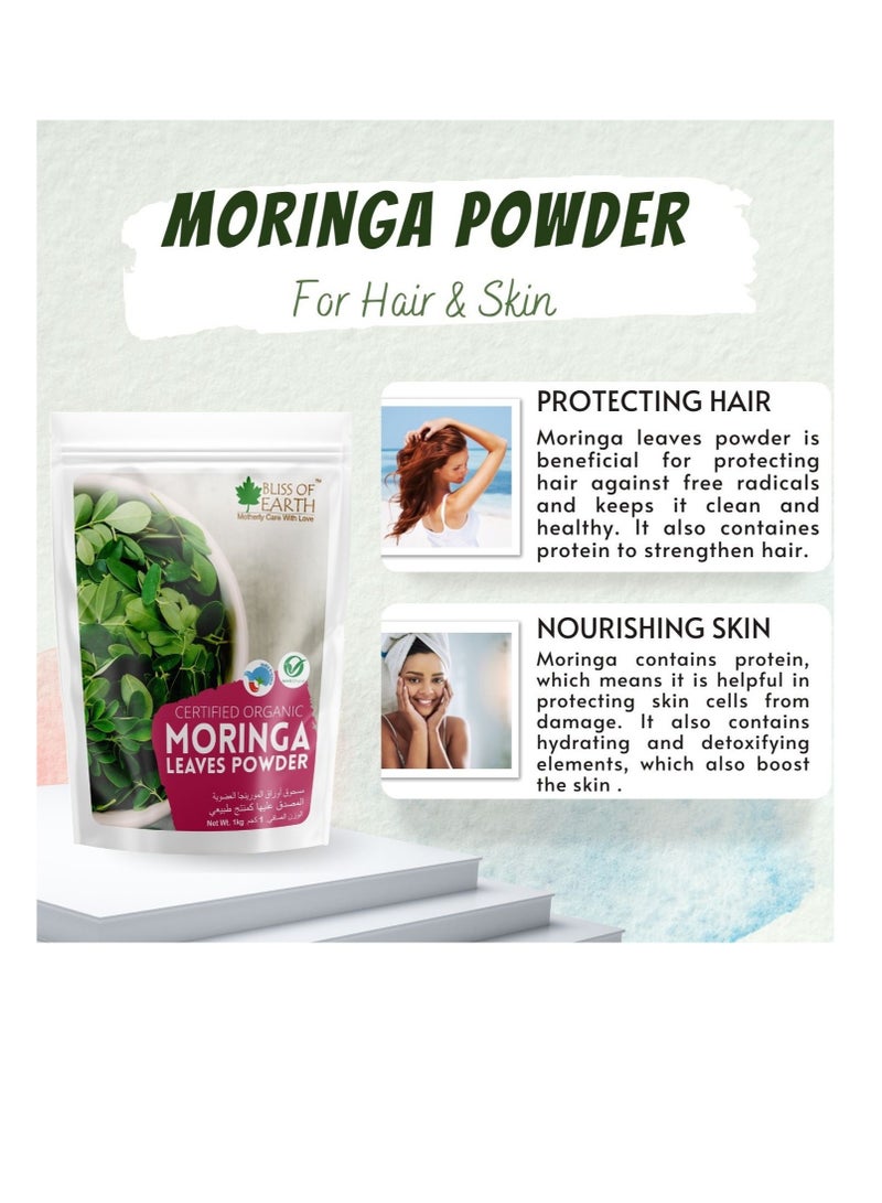 Bliss of Earth Organic Moringa Leaves Powder For Weight Loss Super Food Dietary Supplement 200gm - Image 4