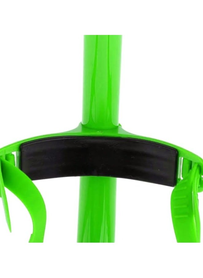 CONQUEST Front Snorkel Swimming Snorkel with Silicone Mouthpiece Comfortable and Safe Swimming Experience GREEN  - Image 2