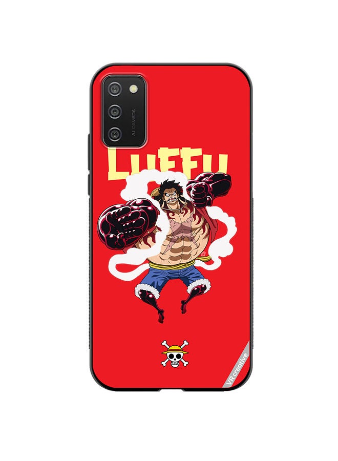VR CREATIVE Protective Case Cover For Samsung Galaxy A03s Luffy Design Multicolour - Image 1