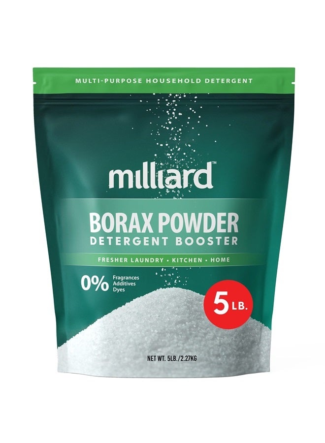 milliard Borax Laundry Booster, Pure Multi Purpose Cleaner - Detergent Powder (5 lb)  - Image 1
