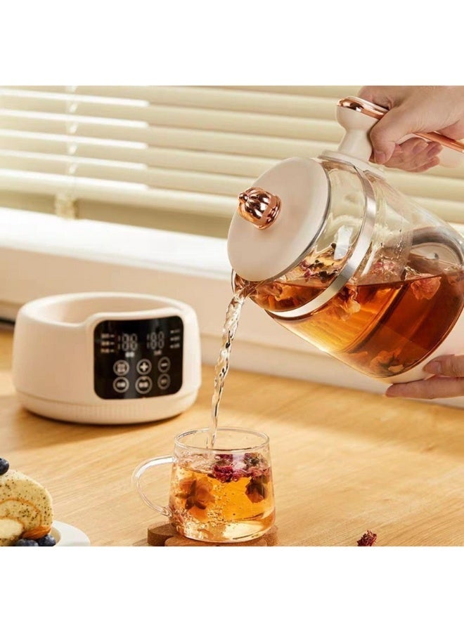 1. 5L Glass Electric Kettle 800W with Digital Touch Temperature Control and Keep Warm Function, Premium Heat Resistant Pyrex Water Boiler with 316 Stainless Steel Heating Plate, Fast Heating Tea and Coffee Kettle for Cappuccino Instant Drinks Baby Milk and Water Heating, Modern Elegant Kitchen and Office Design - Image 3