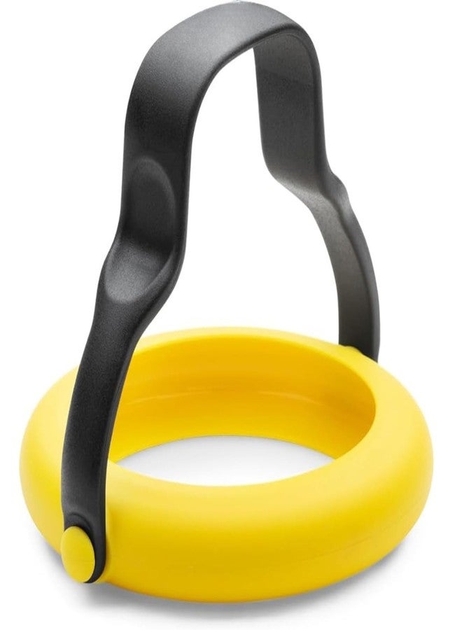 SHOPVILLA 1Pc Silicone Egg Ring, Silicone Omelet Mold, Egg Mold for Breakfast Sandwiches, Round Egg Boiler Ring for Making Omelet, Crumpet, Hash Browns, Sausage Patties, Cornbread (1) - Image 1