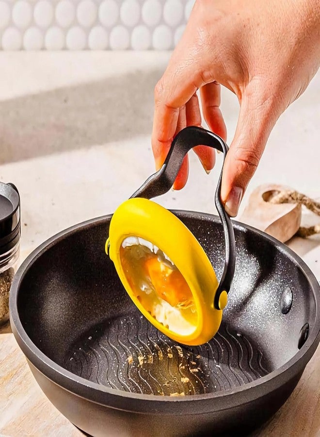 SHOPVILLA 1Pc Silicone Egg Ring, Silicone Omelet Mold, Egg Mold for Breakfast Sandwiches, Round Egg Boiler Ring for Making Omelet, Crumpet, Hash Browns, Sausage Patties, Cornbread (1) - Image 5