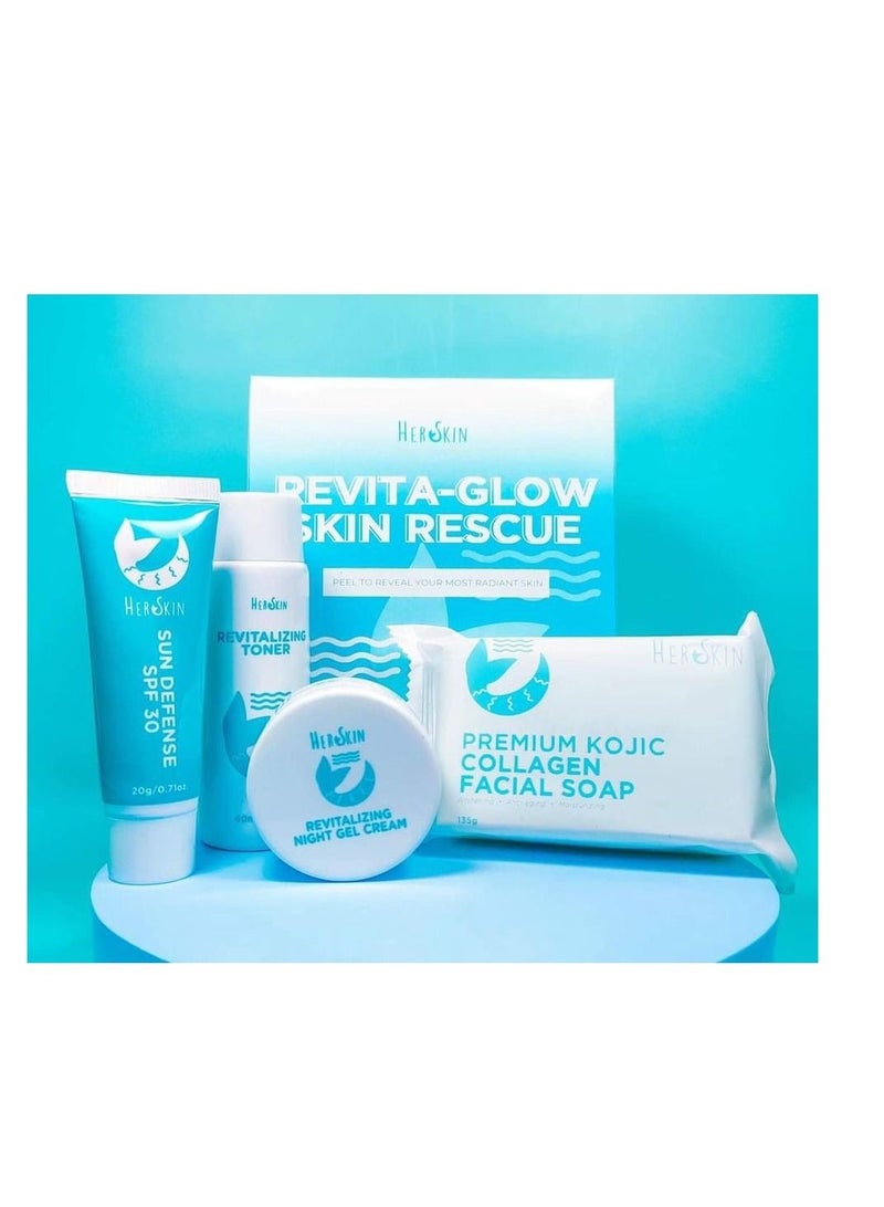 بشرتها ريفيتا جلو سكين مجموعة الانقاذ