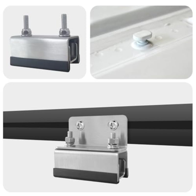 Van Roof Rack Mount Kit, Mushroom Head Holder Roof Rack Brackets, 304 Stainless Steel Van Roof Rack for ProMaster, Boxer, Jumper, Ducato, Movano 4 - Image 2