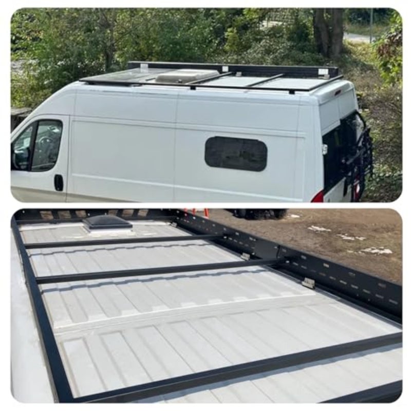 Van Roof Rack Mount Kit, Mushroom Head Holder Roof Rack Brackets, 304 Stainless Steel Van Roof Rack for ProMaster, Boxer, Jumper, Ducato, Movano 4 - Image 4