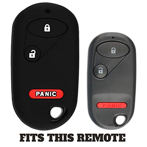 KeylessOption KeyGuardz Keyless Entry Remote Car Key Fob Outer Shell Cover Rubber Case for Honda NHVWB1U521, NHVWB1U523 - Image 3