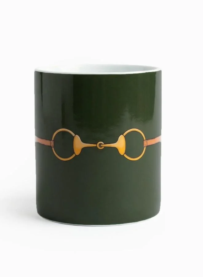 Silsal Fares Mini Vase - Olive Green