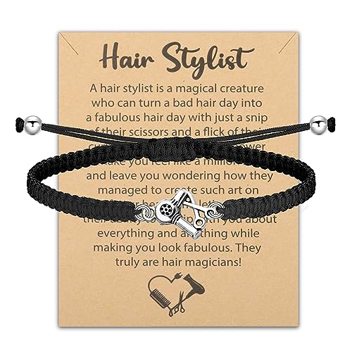 FAADBUK Hair Stylist Bracelet - Hairdresser Appreciation & Cosmetology Graduation Gift - Hair Salon Gift - Image 1
