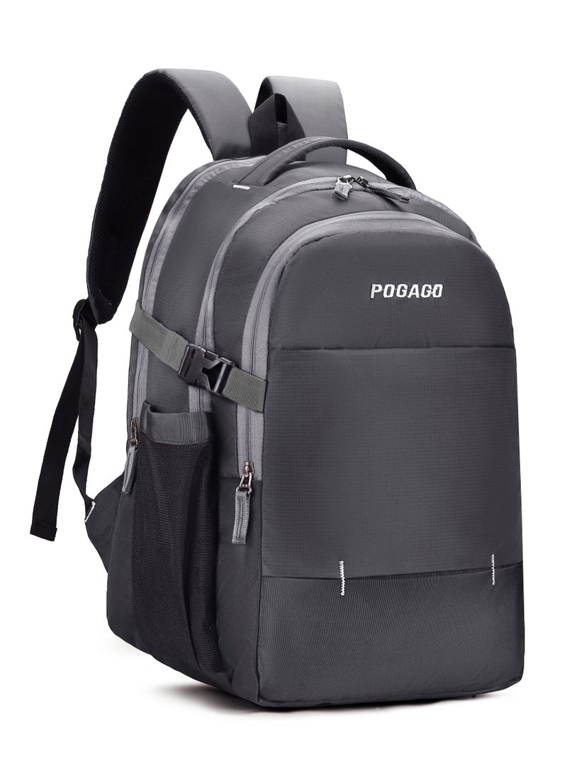 بوجاجو حقيبة ظهر للسفر من بوغاغو، مقاومة للماء، مقاس 15.6 بوصة، متعددة الجيوب، حقيبة ظهر للسفر، حقائب ظهر عمل للنساء والرجال، هدية جامعية، حقيبة ظهر يومية كاجوال - Image 1