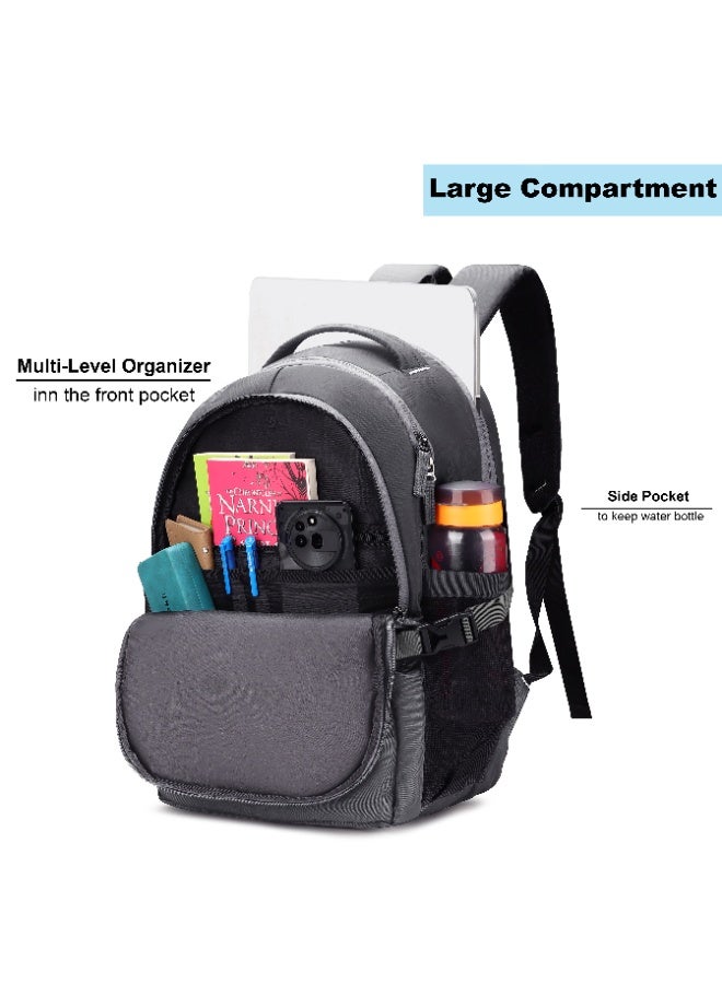 بوجاجو حقيبة ظهر للسفر من بوغاغو، مقاومة للماء، مقاس 15.6 بوصة، متعددة الجيوب، حقيبة ظهر للسفر، حقائب ظهر عمل للنساء والرجال، هدية جامعية، حقيبة ظهر يومية كاجوال - Image 2