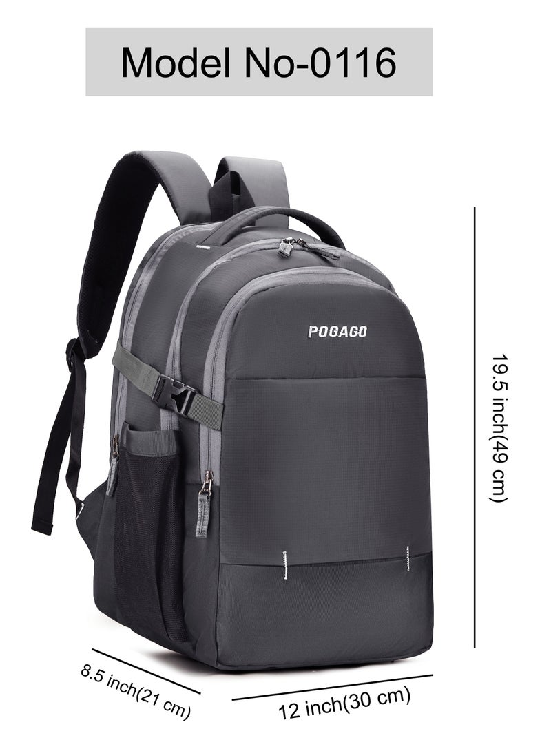 بوجاجو حقيبة ظهر للسفر من بوغاغو، مقاومة للماء، مقاس 15.6 بوصة، متعددة الجيوب، حقيبة ظهر للسفر، حقائب ظهر عمل للنساء والرجال، هدية جامعية، حقيبة ظهر يومية كاجوال - Image 5