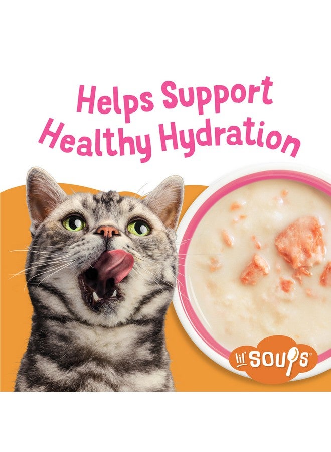 فريسكس إضافات طعام القطط بورينا فريسكيز الخالية من الحبوب، قابلة لللعق، حساء صغير مع سمك السلمون الأحمر في مرق الدجاج - (عبوة من 8 قطع) أكواب سعة 1.2 أونصة - Image 4