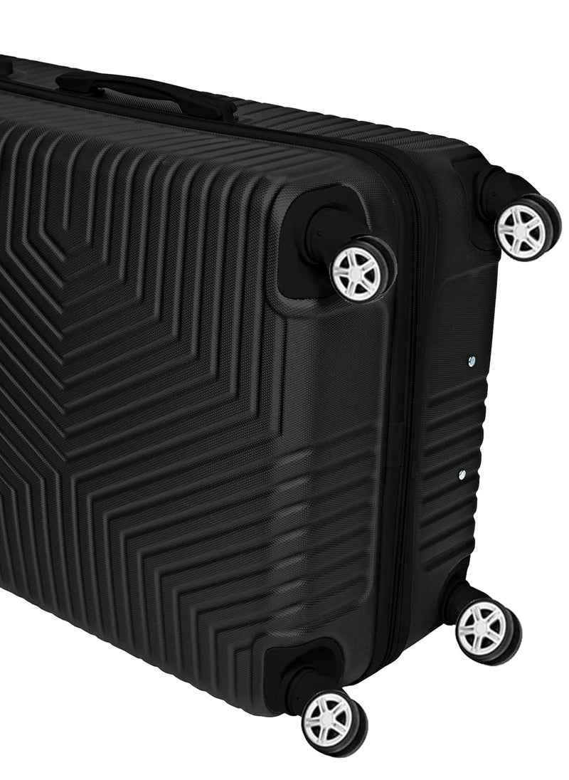 TRAVEL WAY TrekKit Lightweight Carry On Luggage Travel Trolley - Hardshell Hand Carry Spinner Luggage for Travel | ABS Luggage with 4 Spinner Wheels (Shine Black, 20 Inches (51 cm))  - Image 5