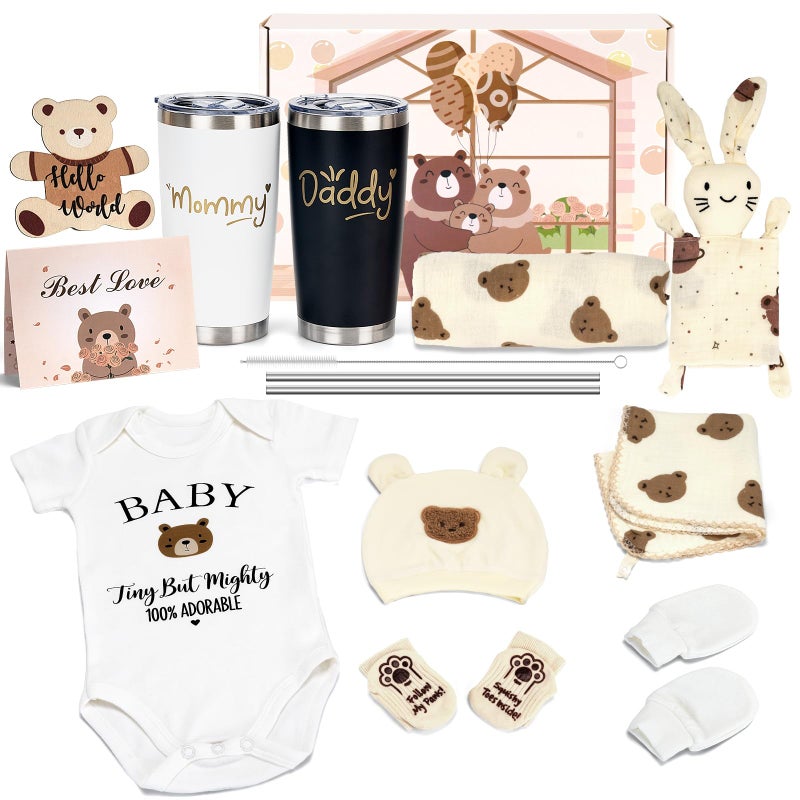 WITOROR 16pcs Gender Reveal Gift Baby Shower Gifts and Pregnancy Gift for New Parents New Mom Care Package First Time Moms Gift Box New Mom Gift for Expecting Mom to be Baby Welcome Box - Image 2